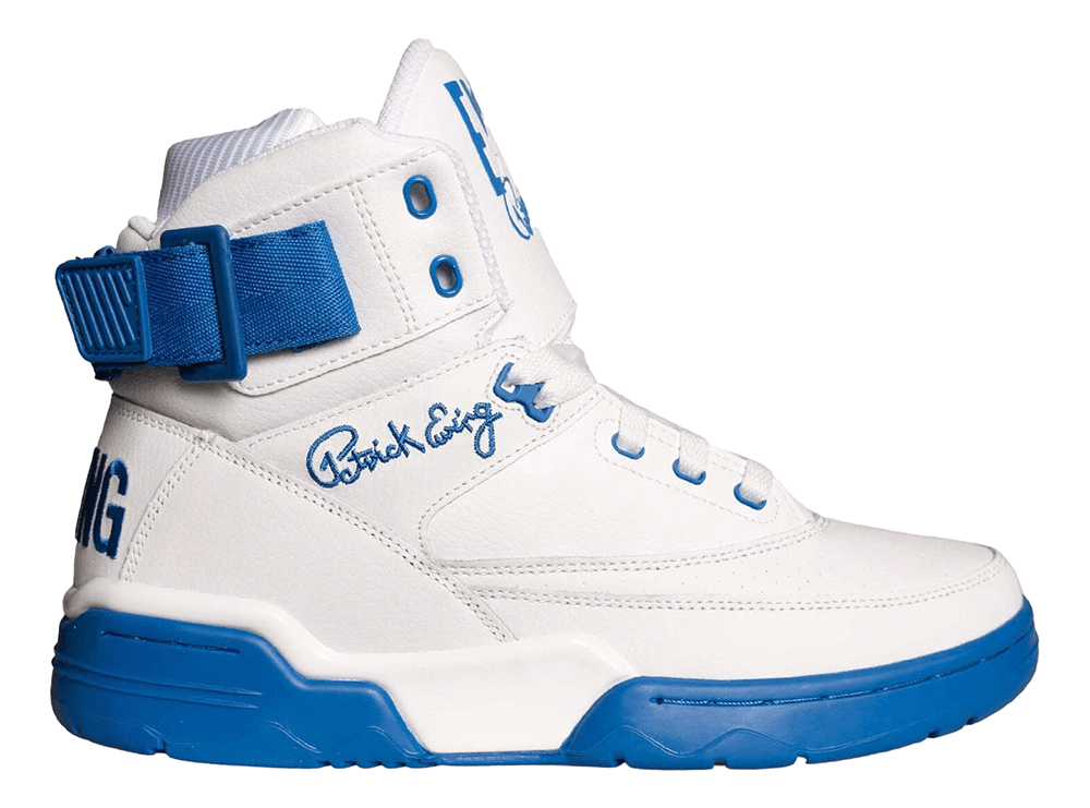 Баскетбольные кроссовки Patrick Ewing Mens 33 Hi [ Белые/королевские ] - 1BM00554-150